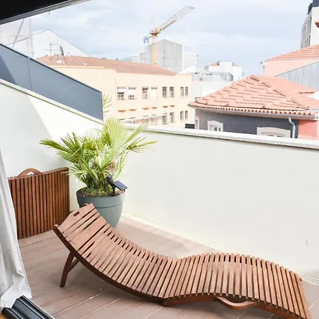 Appartamento Charmosa Penthouse 2 Quartos - Batalha - - N Oporto